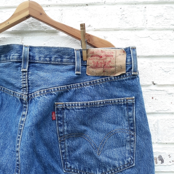 Levi's 501XX Jeans 42x32 Straight - Picture 4 of 8